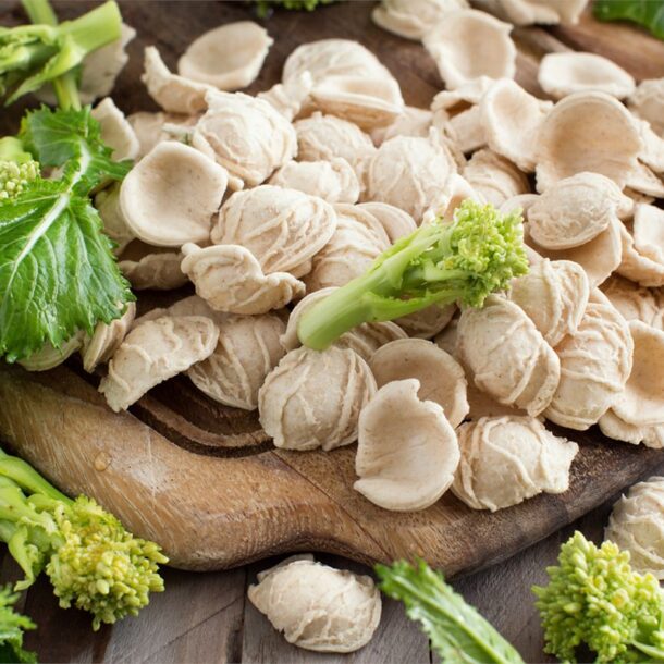 Le orecchiette con le cime di rapa